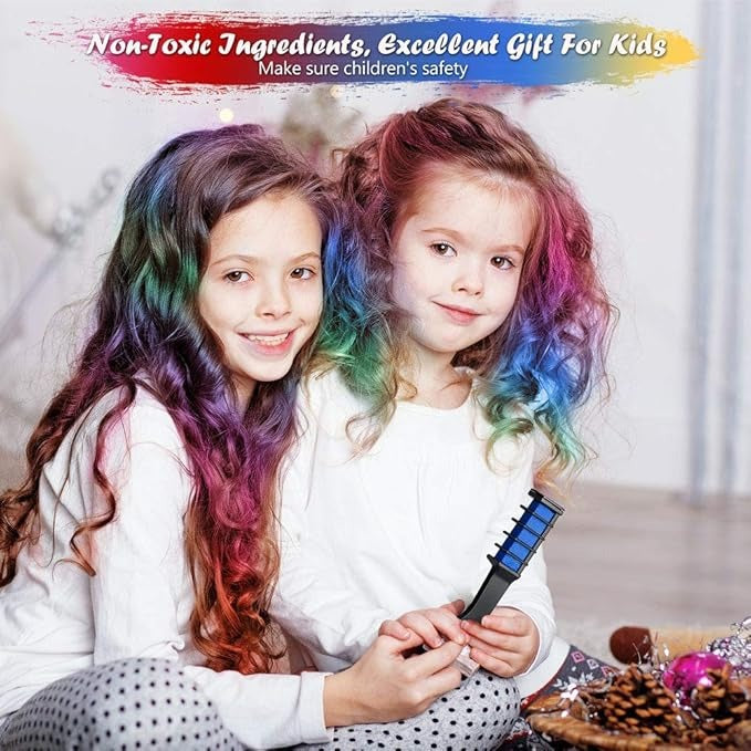 Colorful Hair Dye Comb (10 Pcs)